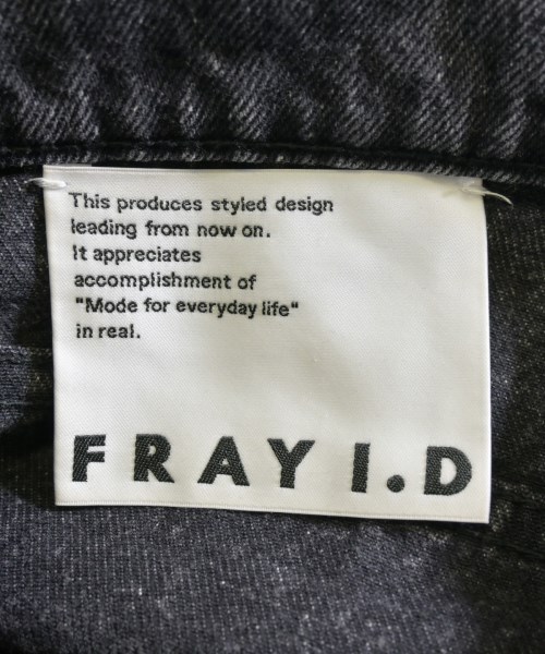 FRAY I.D（フレイアイディー）デニムパンツ グレー サイズ:1(M位) レディース/2200725884079