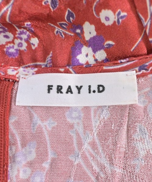 FRAY I.D（フレイアイディー）ブラウス 赤 サイズ:0(S位) レディース/2200685036082