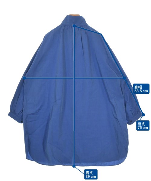 GALLEGO DESPORTES（ギャレゴデスポート）シャツワンピース 青 サイズ:S レディース/2200624009207