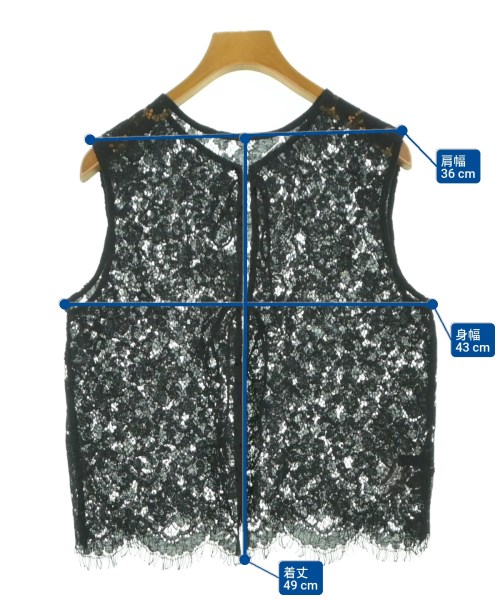 soffitto（ソフィット）ブラウス 黒 サイズ:-(XL位) レディース/2200625390052