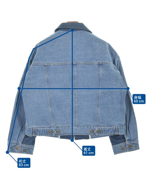 soffitto（ソフィット）デニムジャケット 青 サイズ:F レディース/2200619601041