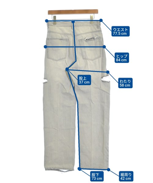 soffitto（ソフィット）デニムパンツ グレー サイズ:4(XL位) レディース/2200673065049