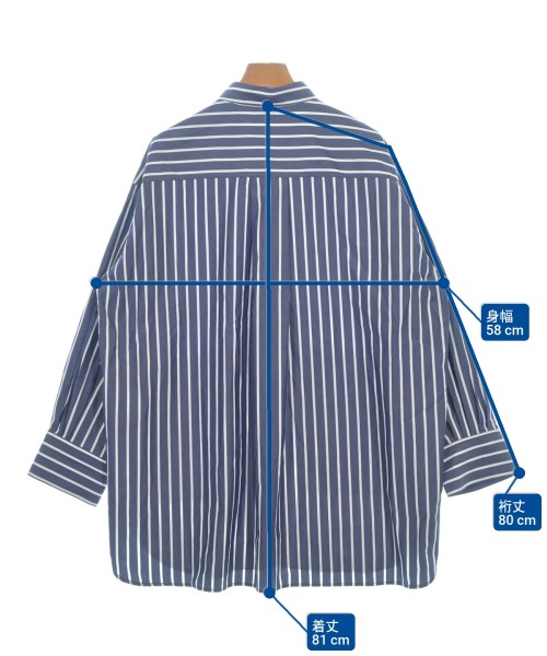 soffitto（ソフィット）カジュアルシャツ 青 サイズ:F レディース/2200667381025