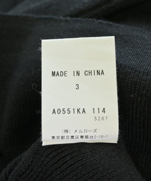 soffitto（ソフィット）ワンピース 黒 サイズ:3(L位) レディース/2200717846092