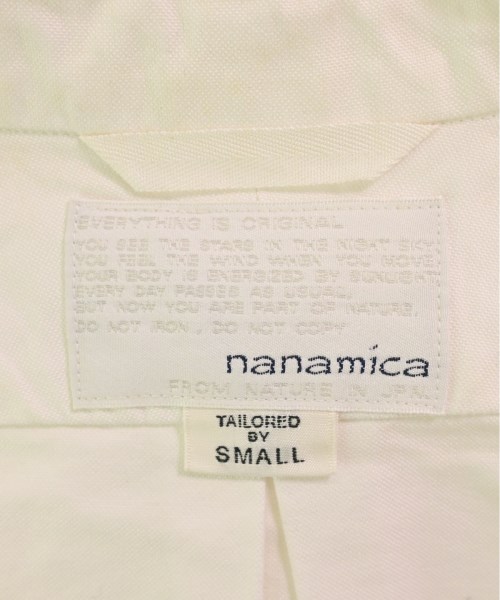 nanamica（ナナミカ）カジュアルシャツ 白 サイズ:S メンズ/2200514646024