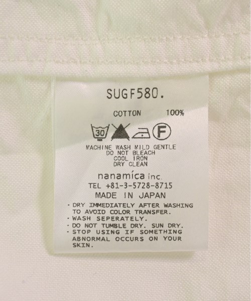nanamica（ナナミカ）カジュアルシャツ 白 サイズ:S メンズ/2200514646024