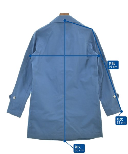 nanamica（ナナミカ）ステンカラーコート 青 サイズ:XS メンズ/2200627732010