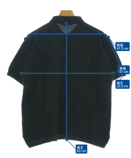 nanamica（ナナミカ）ポロシャツ 黒 サイズ:S メンズ/2200680065063