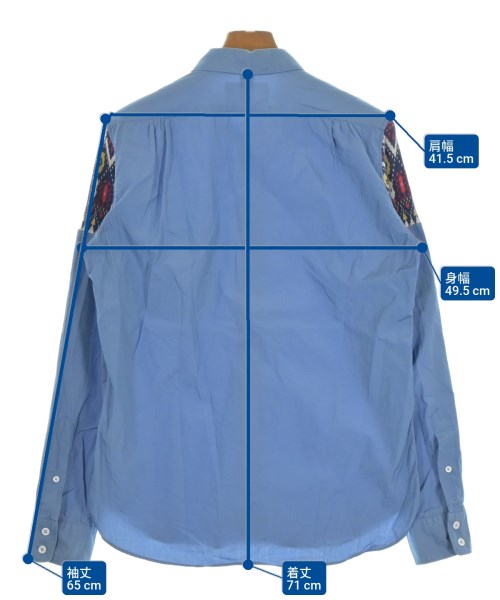 nanamica（ナナミカ）カジュアルシャツ 青 サイズ:S メンズ/2200653820040