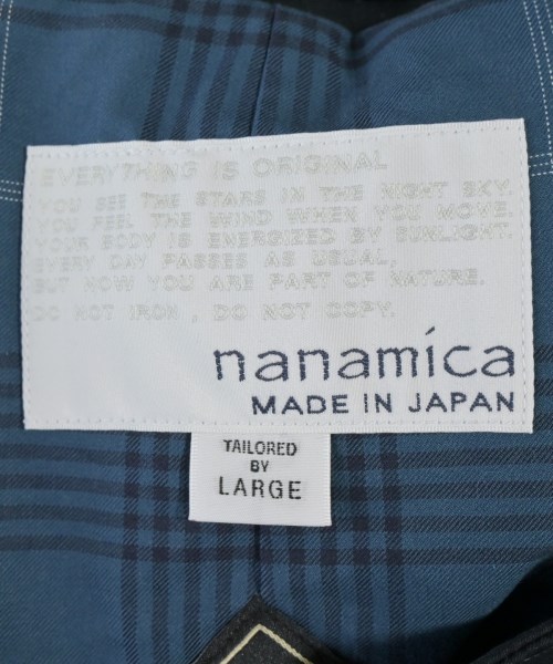 nanamica（ナナミカ）ステンカラーコート 紺 サイズ:L メンズ/2200662686019