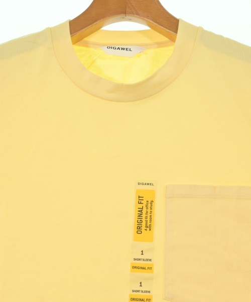 DIGAWEL（ディガウェル）Tシャツ・カットソー 黄 サイズ:1(S位) メンズ/2200623375044