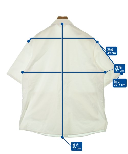 DIGAWEL（ディガウェル）カジュアルシャツ 白 サイズ:2(M位) メンズ/2200627919084