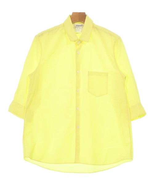 DIGAWEL(ディガウェル)カジュアルシャツ 黄 サイズ:1(S位)/2200672172083