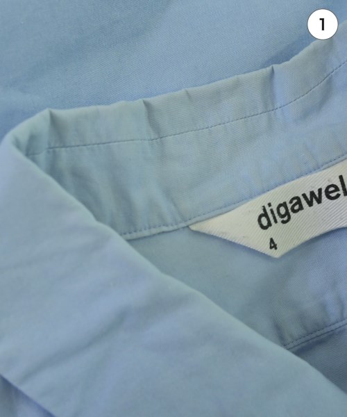 DIGAWEL（ディガウェル）カジュアルシャツ 青 サイズ:4(XL位) メンズ/2200678621042