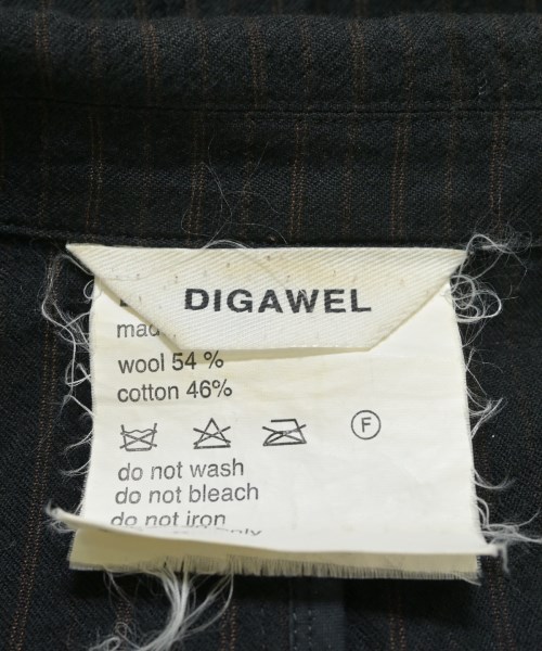 DIGAWEL（ディガウェル）ジャケット 黒 サイズ:0(XS位) メンズ/2200679217039