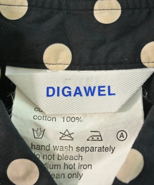 DIGAWEL（ディガウェル）カジュアルシャツ 黒 サイズ:1(S位) メンズ/2200698528024