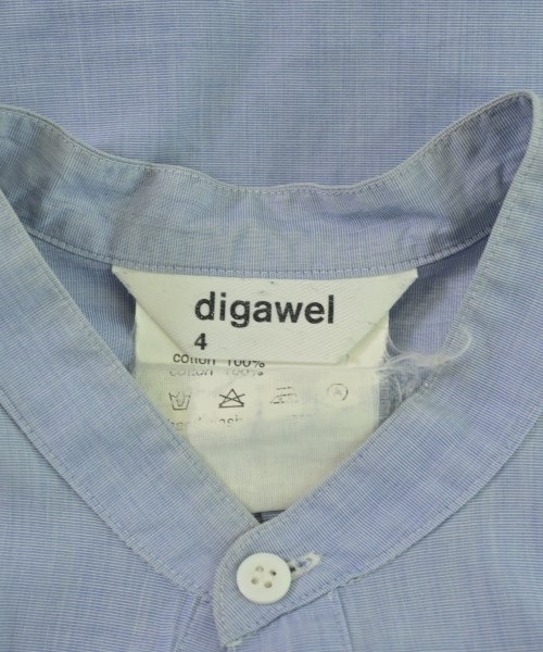 DIGAWEL（ディガウェル）カジュアルシャツ 青 サイズ:4(XL位) メンズ/2200694174386