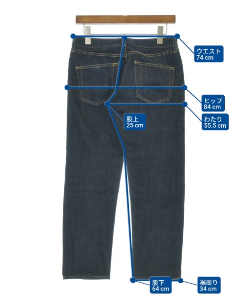 DIGAWEL（ディガウェル）デニムパンツ 紺 サイズ:0(XS位) メンズ/2200654706084