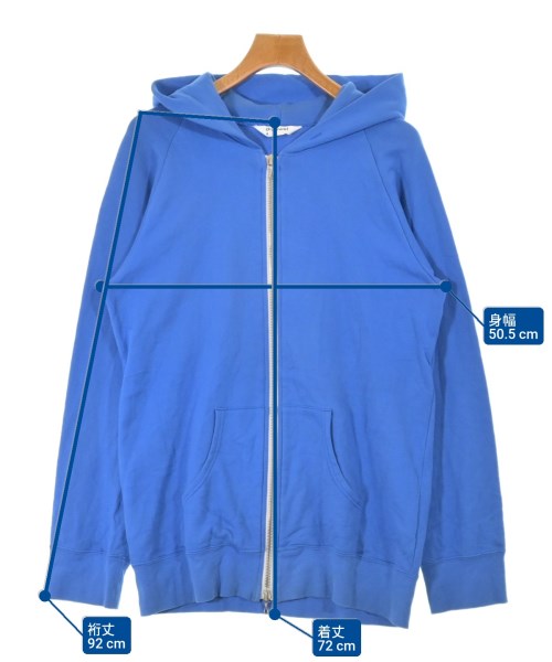 DIGAWEL（ディガウェル）パーカー 青 サイズ:4(XL位) メンズ/2200656338047
