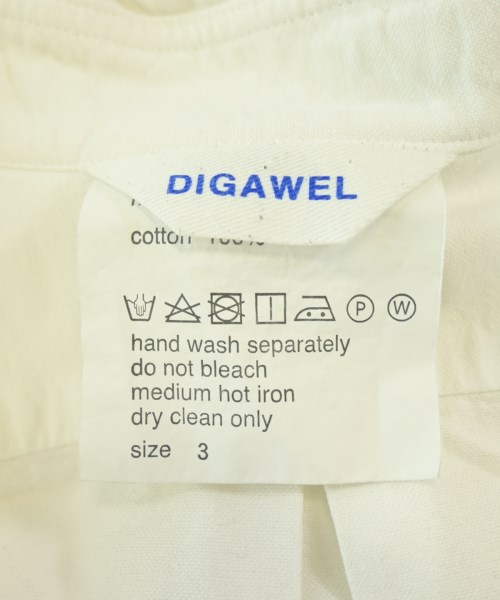 DIGAWEL（ディガウェル）カジュアルシャツ 白 サイズ:3(L位) メンズ/2200714615066