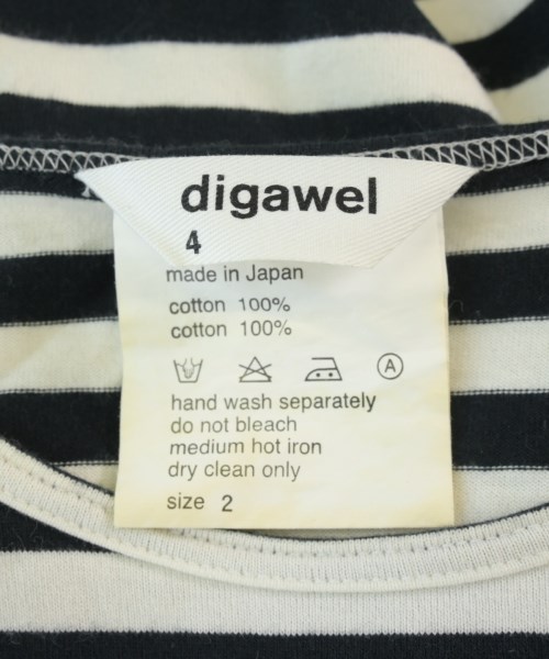 DIGAWEL（ディガウェル）Tシャツ・カットソー 白 サイズ:2(M位) メンズ/2200717096114