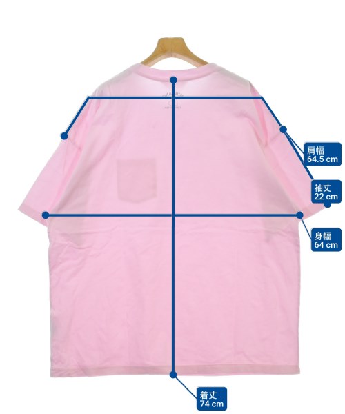 DIGAWEL（ディガウェル）Tシャツ・カットソー ピンク サイズ:7(XL位) メンズ/2200645192230