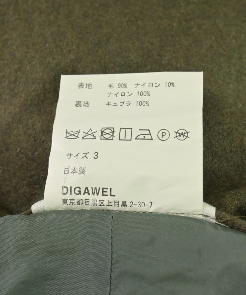 DIGAWEL（ディガウェル）その他 カーキ サイズ:3(L位) メンズ/2200704955066