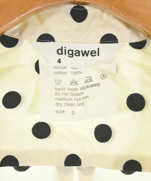 DIGAWEL（ディガウェル）カジュアルシャツ 白 サイズ:0(XS位) メンズ/2200736258036