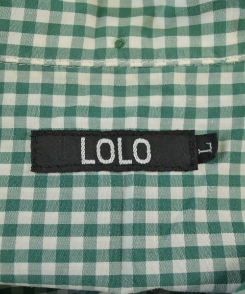 Lolo（ロロ）カジュアルシャツ 緑 サイズ:L メンズ/2200668620017