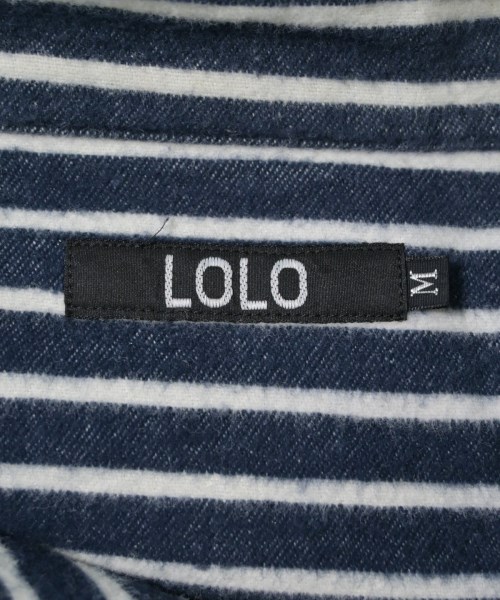 Lolo（ロロ）カジュアルシャツ 紺 サイズ:M メンズ/2200673763020