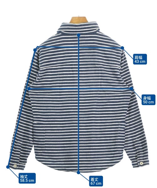 Lolo（ロロ）カジュアルシャツ 紺 サイズ:M メンズ/2200673763020