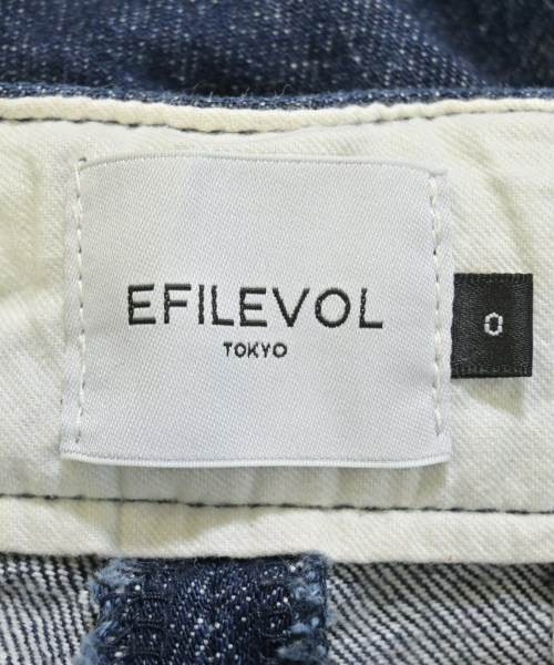 .efiLevol（エフィレボル）デニムパンツ 紺 サイズ:0(XS位) レディース/2200686671060