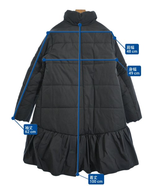 YOKO CHAN（ヨーコチャン）ダウンコート 黒 サイズ:36(S位) レディース/2200621366037