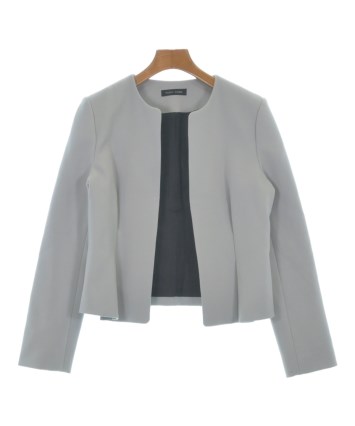 YOKO CHAN（ヨーコチャン）ノーカラージャケット 青 サイズ:38(M位