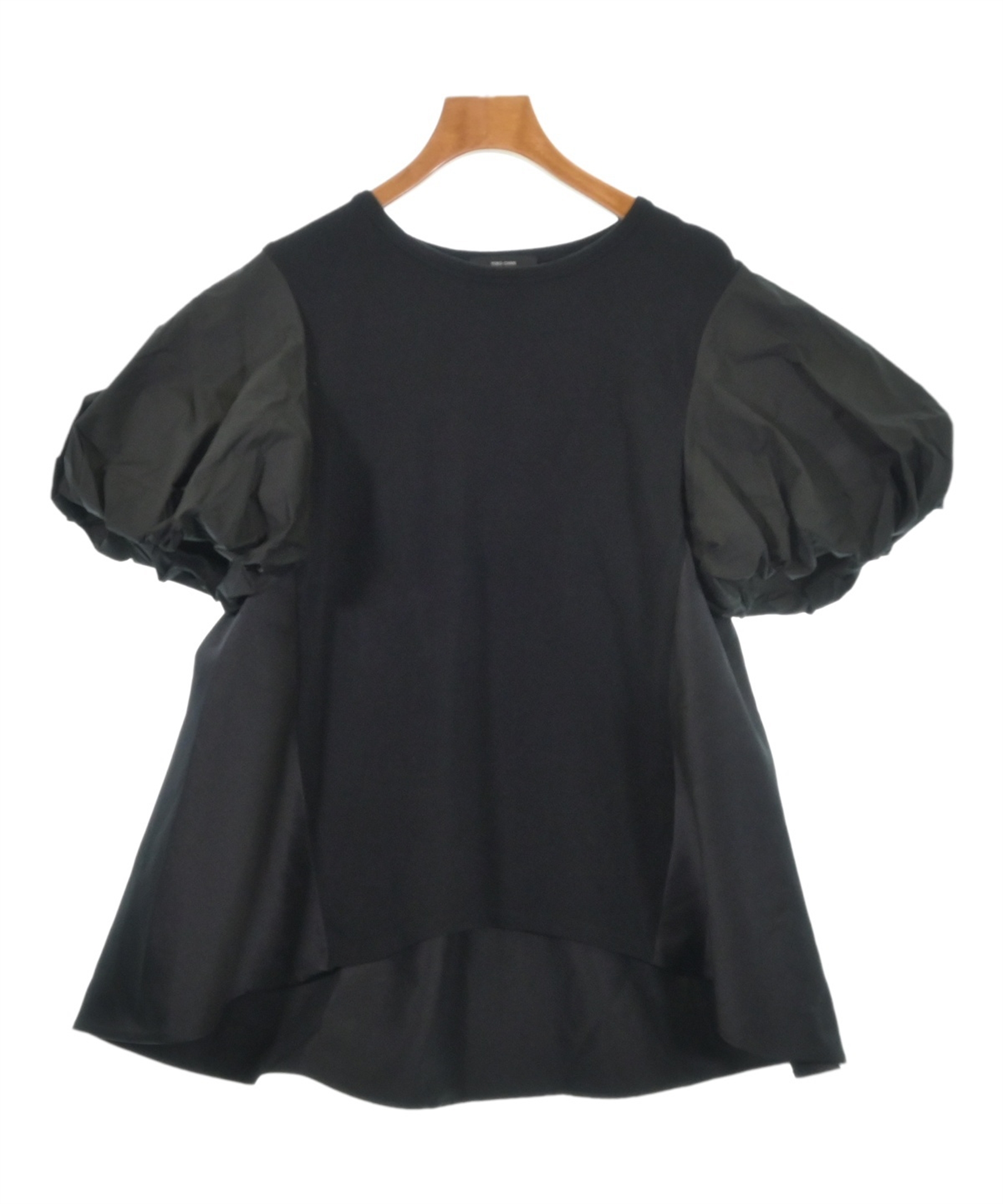 YOKO CHAN ブラック 長袖シャツ YOKO CHAN（ヨーコチャン）Tシャツ・カットソー 黒 サイズ:40(M位