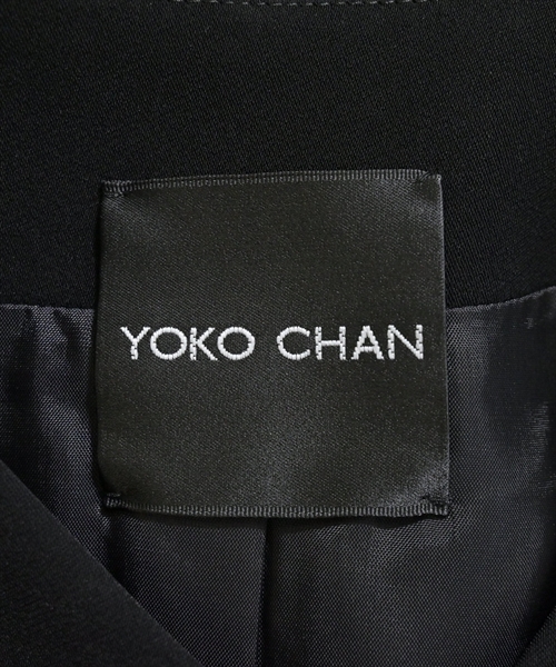 YOKO CHAN（ヨーコチャン）ノーカラージャケット 黒 サイズ:38(M位) レディース/2200608011110