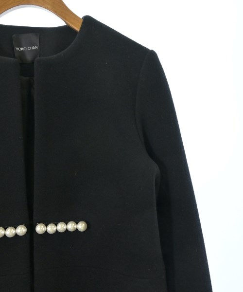 YOKO CHAN（ヨーコチャン）ノーカラージャケット 黒 サイズ:36(S位) レディース/2200674277083