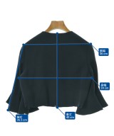 YOKO CHAN（ヨーコチャン）ノーカラージャケット 紺 サイズ:36(S位) レディース/2200678804049