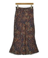 FREE PEOPLE（フリーピープル）ロング・マキシ丈スカート 紺 サイズ:-(M位) レディース/2200703555823