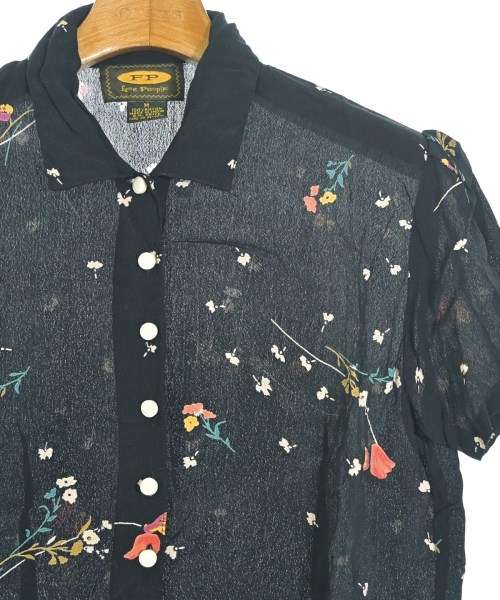 FREE PEOPLE（フリーピープル）ブラウス 黒 サイズ:M レディース/2200734089038