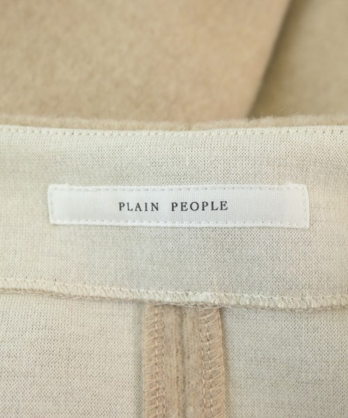 PLAIN PEOPLE（プレインピープル）カジュアルシャツ ベージュ サイズ:9(F) レディース/2200683790030