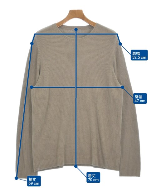 BAREFOOT DREAMS（ベアフットドリームス）ニット・セーター ベージュ サイズ:L メンズ/2200624424109