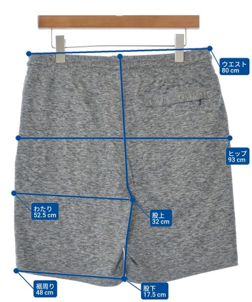 BAREFOOT DREAMS（ベアフットドリームス）ショートパンツ グレー サイズ:M メンズ/2200631225737