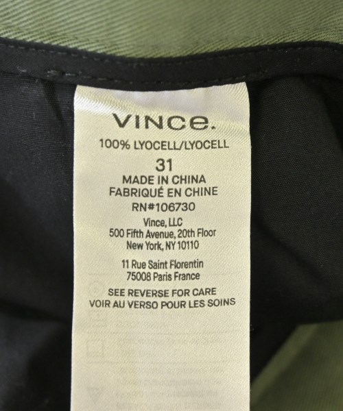 Vince（ヴィンス）その他 カーキ サイズ:31(M位) メンズ/2200698544888