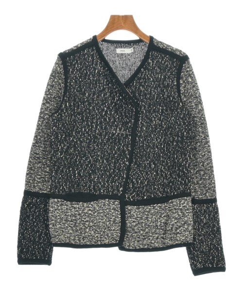 Vince(ヴィンス)ノーカラージャケット 黒 サイズ:S/2200635847010