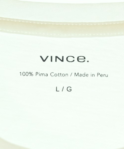 Vince（ヴィンス）Tシャツ・カットソー 白 サイズ:L レディース/2200700292042