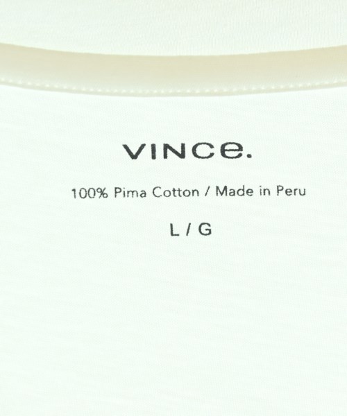 Vince（ヴィンス）Tシャツ・カットソー 白 サイズ:L レディース/2200700292059