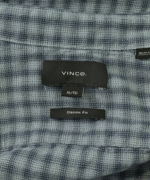 Vince（ヴィンス）カジュアルシャツ 青 サイズ:XL メンズ/2200706870282