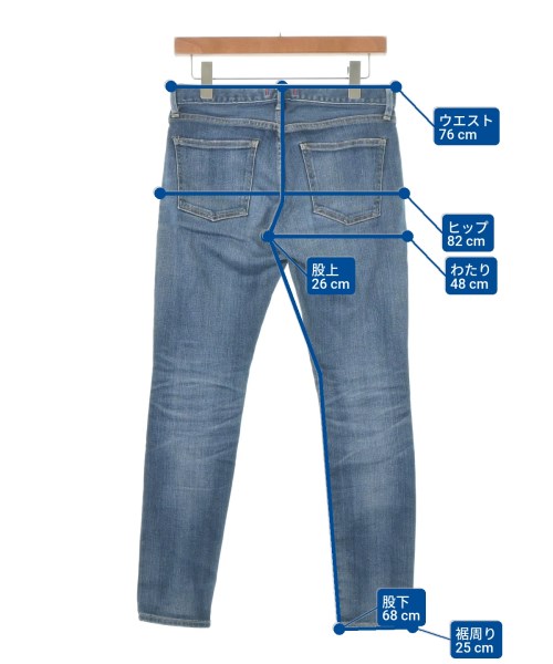 RED CARD（レッドカード）デニムパンツ 青 サイズ:22(XS位) レディース/2200621784060