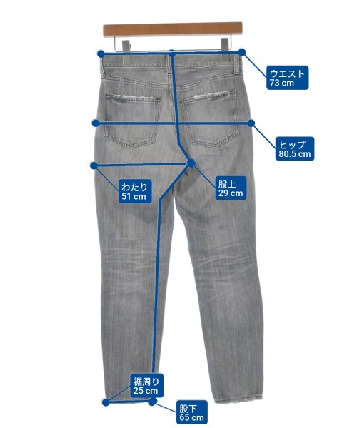 RED CARD（レッドカード）デニムパンツ グレー サイズ:23(XS位) レディース/2200621828146